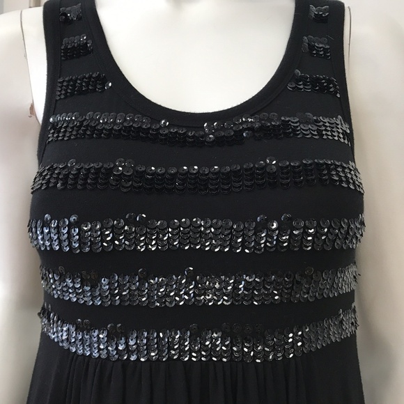 ROMEO AND JULIET COUTURE SCOOP NECK SEQUIN DRESS M - Picture 3 of 6